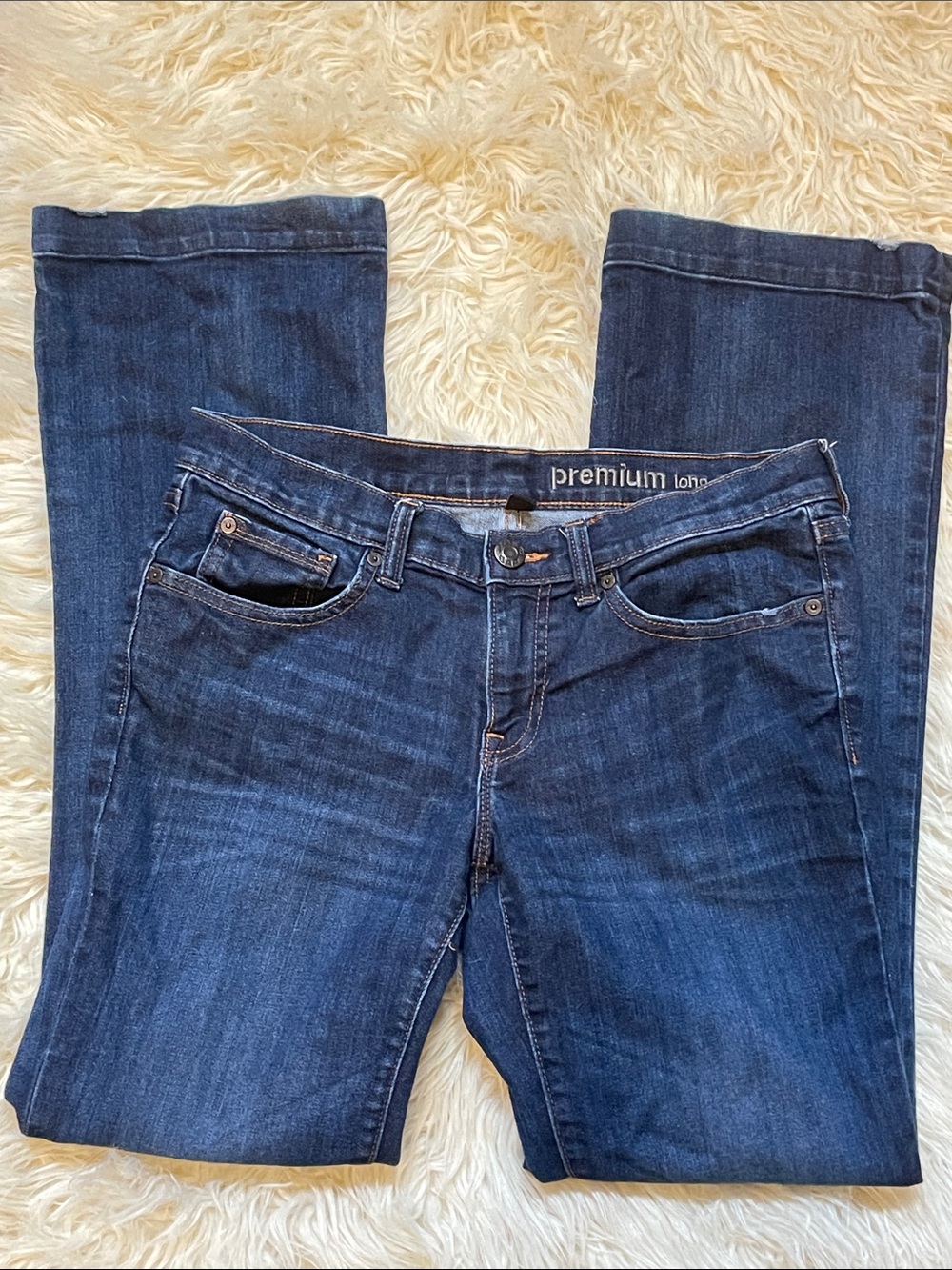 Premium GAP Dark Blue Women's Jeans - Classic Straight Fit